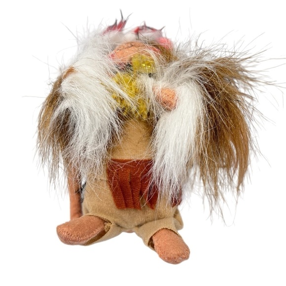 NWOT ANNALEE Native American Indian Boy 7" Mouse With Beaded Necklace 2004 - Picture 8 of 16